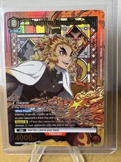 Demon Slayer Union Arena Kyojuro Rengoku SR* UE05BT/KMY-1-090 English - Image 1