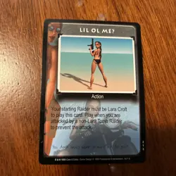 Tomb Raider CCG Promo Card Lil Ol MeU 1999 Core & Eidos Lara Croft 213 - Image 2