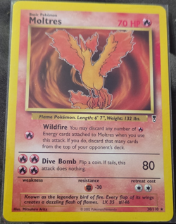 Pokemon Moltres Legendary Collection 30/110 Regular Rare Basic 70 HP Card - Image 1