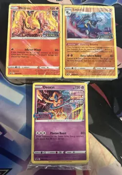 Sealed Pokemon Promo Cards Fusion Strike Brilliant Stars Lot Of 3 - Image 1
