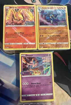 Sealed Pokemon Promo Cards Fusion Strike Brilliant Stars Lot Of 3 - Image 2