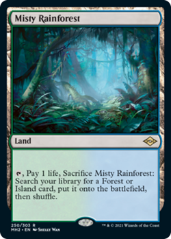 Misty Rainforest - X1 - Modern Horizons 2 - R250/303 - 4RCards - Image 1