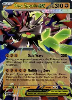 Mega Zygarde ex - 047/088 ME03: Perfect Order Pokemon Card TCG - Image 1