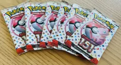 Pokemon TCG Scarlet & Violet 151 Booster Packs Lot (6) English 10 Cards - Image 1