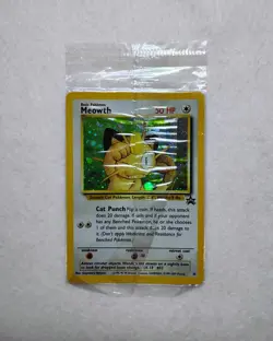 Pokemon Card Black Star Promo #10 Meowth factory sealed, please read - Image 1