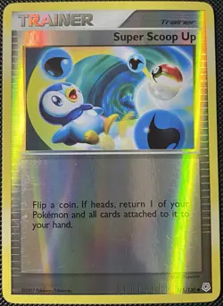 Super Scoop Up 115/130 (Piplup) Diamond and Pearl Reverse Holo - Pokemon Card - Image 1