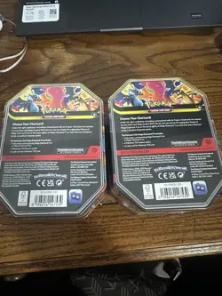 Pokemon Mega Charizard X & Y Tin Set English Trading Card Game - Image 3
