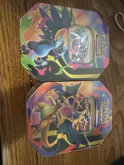 Pokemon Mega Charizard X & Y Tin Set English Trading Card Game - Image 4