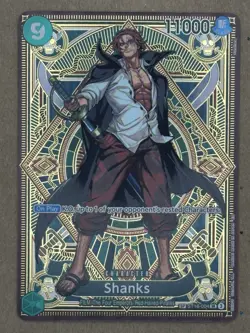 One Piece Shanks SP ST16-004 Foil SR Alternative Art ENGLISH ONE PIECE NM Card - Image 1