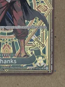 One Piece Shanks SP ST16-004 Foil SR Alternative Art ENGLISH ONE PIECE NM Card - Image 5