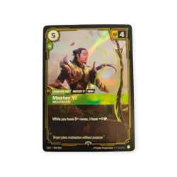 Master Yi - Honed - Riftbound Organized Play Promotional Cards (OPP) - Image 1
