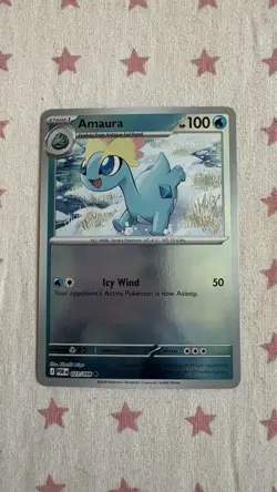 Amaura 023/088 Perfect Order Reverse Holo Pokemon TCG Card - Image 1