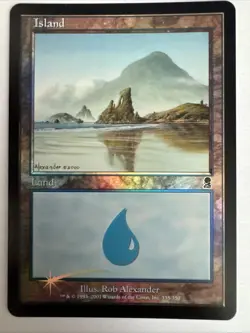 Island (338) FOIL Odyssey PLD Basic Land MAGIC THE GATHERING CARD ABUGames - Image 1