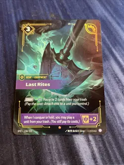 Riftbound: League of Legends - Spiritforged - Last Rites Card 150/221 - Image 1