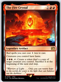 The Fire Crystal - FINAL FANTASY MTG Magic the Gathering - Image 1