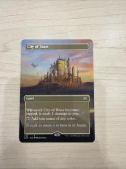 MTG Magic the Gathering City of Brass (403/686) Double Masters 2022 LP - Image 1