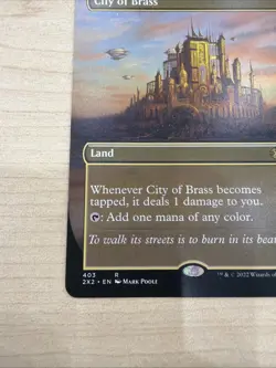 MTG Magic the Gathering City of Brass (403/686) Double Masters 2022 LP - Image 5