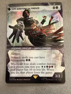 MTG Ezio Auditore da Firenze - Textured Foil - Showcase, Universes Beyond: Assas - Image 1