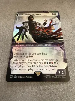 MTG Ezio Auditore da Firenze - Textured Foil - Showcase, Universes Beyond: Assas - Image 2