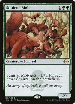 Squirrel Mob NonFoil Modern Horizons 2 286 NM MTG - Image 1