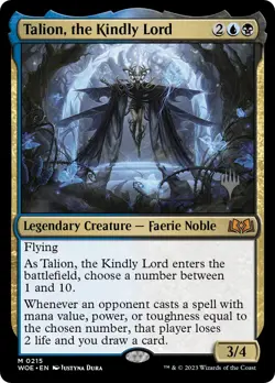MTG Foil - Talion, the Kindly Lord - 215 / NM / English - Image 1