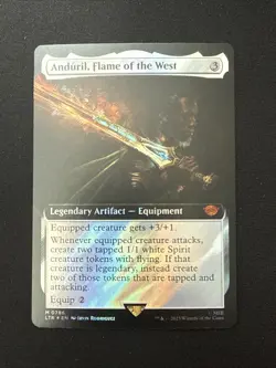 Anduril, Flame of the West M Surge Foil #786 | LTR The Lord of the Rings | MTG - Image 1