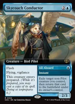 Skycoach Conductor // All Aboard - Extended Art SOS NM MTG - Image 1