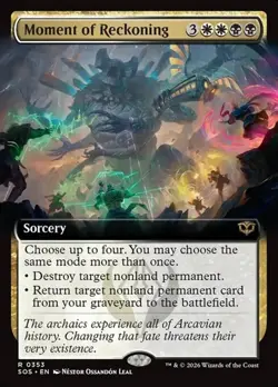 Moment of Reckoning - Extended Art SOS NM MTG - Image 1