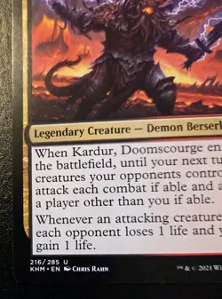 Kardur, Doomscourge 216/285 Uncommon Kaldheim Magic: The Gathering - Image 4