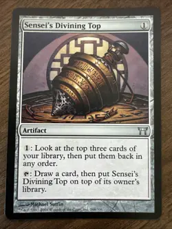 MTG Sensei's Divining Top Magic The Gathering Champions of Kamigawa 268/306 - Image 1