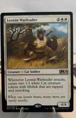 Leonin Warleader Core Set 2019 Regular - Image 1