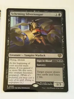 Scheming Silvertongue // Sign in Blood Secrets of Strixhaven Foil 99 - Image 1