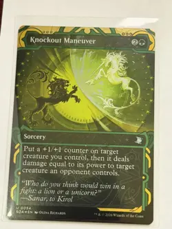 Knockout Maneuver Borderless Secrets of Strixhaven Mystical Archive Foil 54 - Image 1