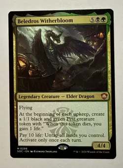 Beledros Witherbloom MTG M 296 Commander: Secrets of Strixhaven SOC NM - Image 1