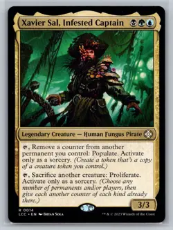Xavier Sal, Infested Captain - #14 - Commander: LCC Rare - NM - Image 1