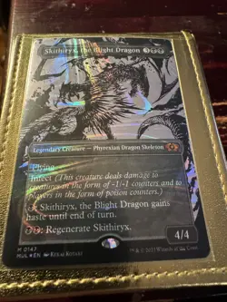 MTG Skithiryx, the Blight Dragon (Halo Foil) NM Magic the Gathering - Image 1
