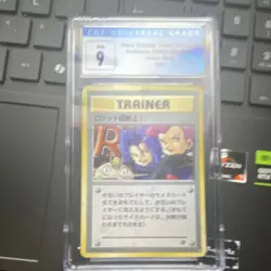 Here Comes Team Rocket! CGC 9 Team Rocket #15 Japanese Holo Trainer Card - Image 1