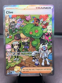 Pokemon TCG Clive 236/091 SV:Paldean Fates Special Illustration Rare Full Art - Image 1