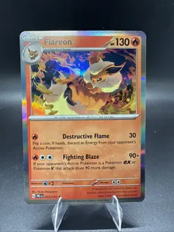 Flareon 013/131 Sv: Prismatic Evolutions Holo Rare Pokemon Card NM - Image 1