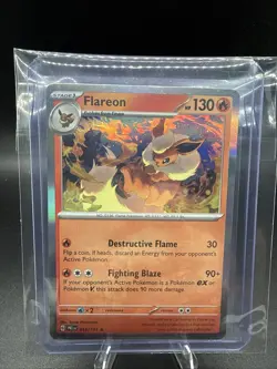 Flareon 013/131 Sv: Prismatic Evolutions Holo Rare Pokemon Card NM - Image 3