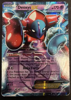 Pokemon Card - Deoxys EX (Team Plasma) Black And White Promo BW82 Holo - Image 1