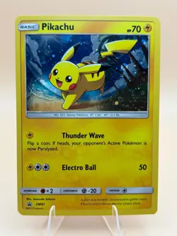 Pikachu - SM81 Holo Promo Sun & Moon Promo Pokemon Near Mint - Image 1