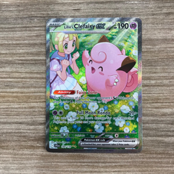 Pokemon Lillie's Clefairy ex 184/159 Journey Together Special Illustration Rare - Image 1