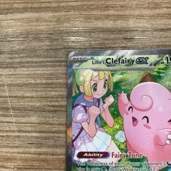 Pokemon Lillie's Clefairy ex 184/159 Journey Together Special Illustration Rare - Image 4