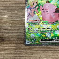 Pokemon Lillie's Clefairy ex 184/159 Journey Together Special Illustration Rare - Image 5