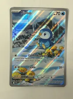 Pokemon Piplup 098/094 | Me02 Phantasmal Flames Illustration Rare Holo EN - Image 1