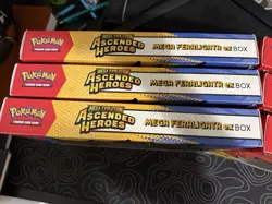 Pokemon TCG Ascended Heroes EX Box Mega Feraligatr / Mega Emboar - Image 2