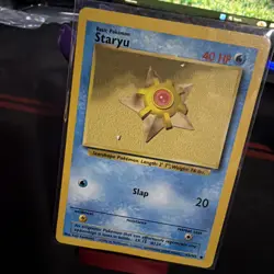 Pokemon TCG Staryu Base Set 65/102 Regular 1999-2000 Wizards Base Set Copyright - Image 1