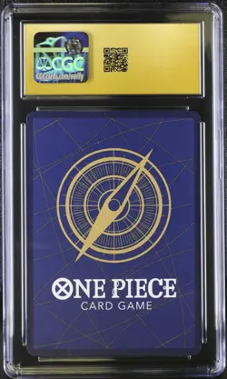 Monkey D. Luffy OP07-109 V Jump October Issue One Piece Japanese CGC 10 Pristine - Image 2