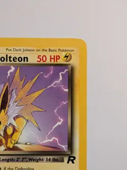 Pokemon TCG - Dark Jolteon 38/82 LP - Team Rocket (2000) Uncommon - Image 3